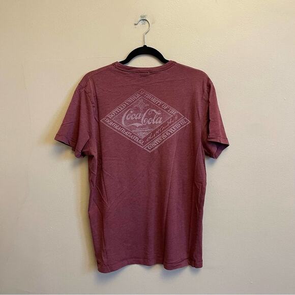 Abercrombie & Fitch L Muscle casual short sleeve t-shirt red Coca-Cola soda pop - Picture 1 of 8